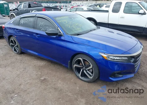 2022 Honda Accord Sport из США, поврежденный, VIN 1HGCV1F32NA031369